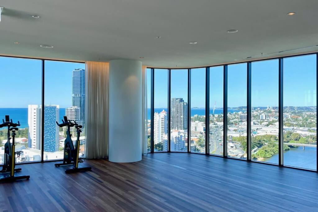 New Impressive 180° River View 1 Bed Apt With Pool 47F Apartman Gold Coast Kültér fotó
